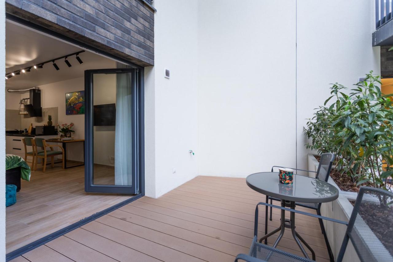 Luxurycity Apartment With Terrace ヴロツワフ エクステリア 写真